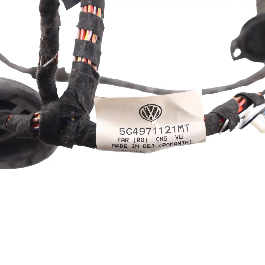 Front Right O/S Door Loom Wiring Harness to Volkswagen Golf Mk7 VII with Part number 5G4971121MT Volkswagen Golf Mk7 VII Front Right O/S Door Loom Wiring Harness - SKU RHD-5G4971121MT - Part number 5G4971121MT
