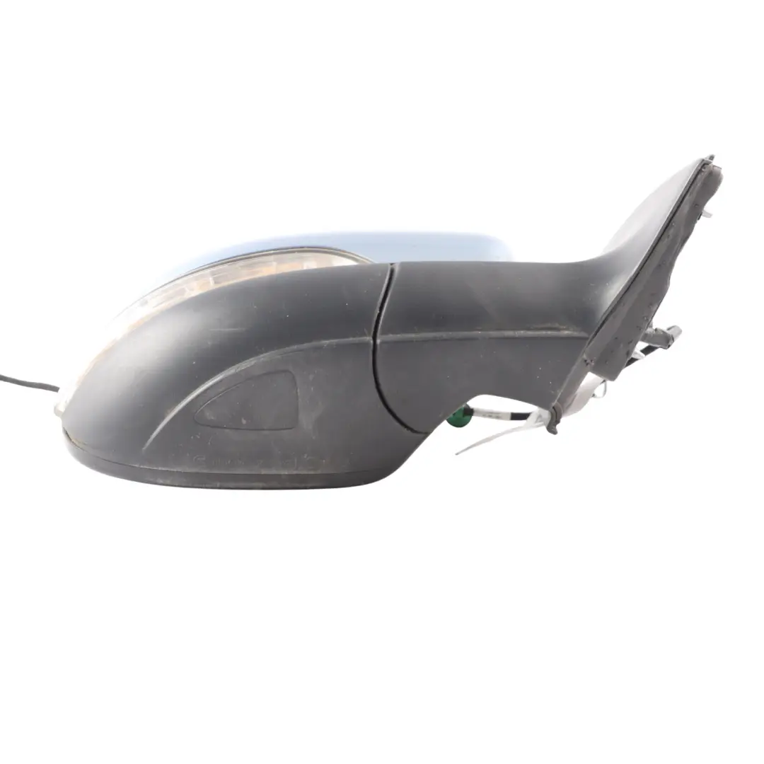 Volkswagen Golf 6 Electric Wing Mirror Right O/S Blue Graphite Pearl Effect C5F - SKU RHD-5K0857508AD-SHB - Part number 5K0857508AD