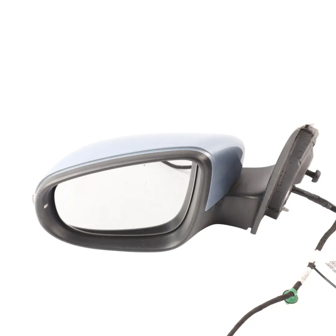 Mk5 V Left N/S Side View Wing Mirror Shark Blue Metallic to Volkswagen with Part number 5K0857933B Volkswagen Mk5 V Left N/S Side View Wing Mirror Shark Blue Metallic - SKU RHD-5K0857933B-SHB - Part number 5K0857933B