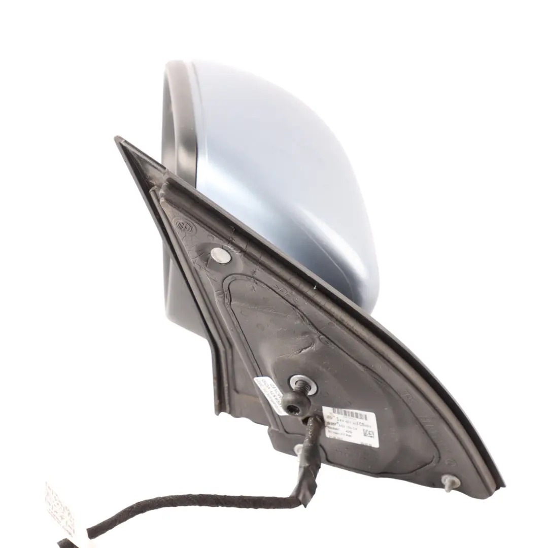 Mk5 V Left N/S Side View Wing Mirror Shark Blue Metallic to Volkswagen with Part number 5K0857933B Volkswagen Mk5 V Left N/S Side View Wing Mirror Shark Blue Metallic - SKU RHD-5K0857933B-SHB - Part number 5K0857933B
