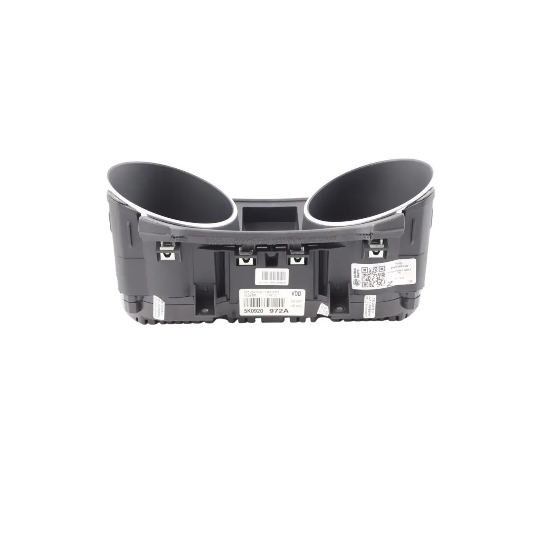 Mk6 Diesel Instrument Cluster Speedo Clocks Manual to Volkswagen Golf with Part number 5K0920972A Volkswagen Golf Mk6 Diesel Instrument Cluster Speedo Clocks Manual - SKU RHD-5K0920972A - Part number 5K0920972A