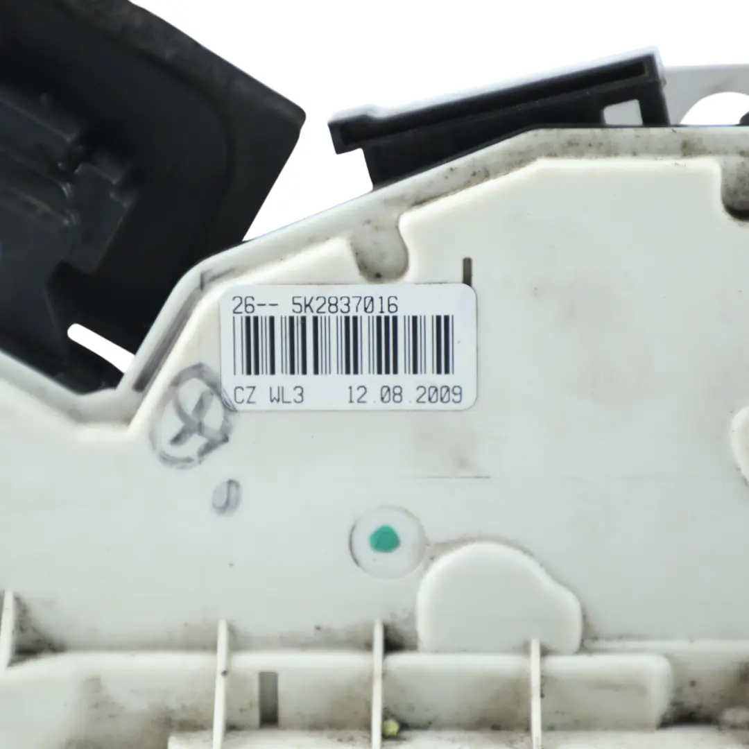 Mk6 Door Lock Latch Mechanism Front Right O/S to Volkswagen Golf with Part number 5K2837016 Volkswagen Golf Mk6 Door Lock Latch Mechanism Front Right O/S - SKU RHD-5K2837016 - Part number 5K2837016