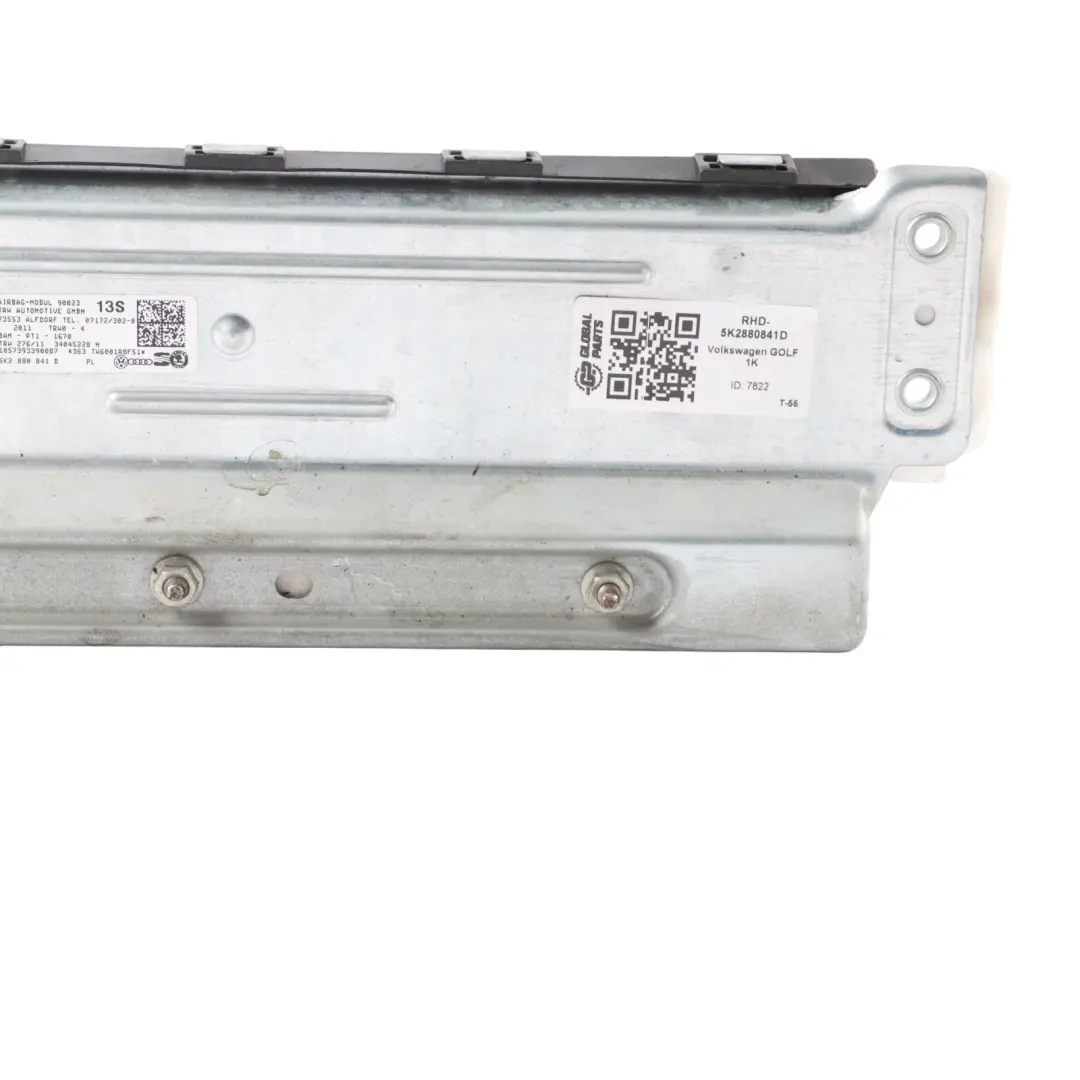 Mk6 VI Front Right Driver's Side Knee Air Module to Volkswagen Golf with Part number 5K2880841D Volkswagen Golf Mk6 VI Front Right Driver's Side Knee Air Module - SKU RHD-5K2880841D - Part number 5K2880841D