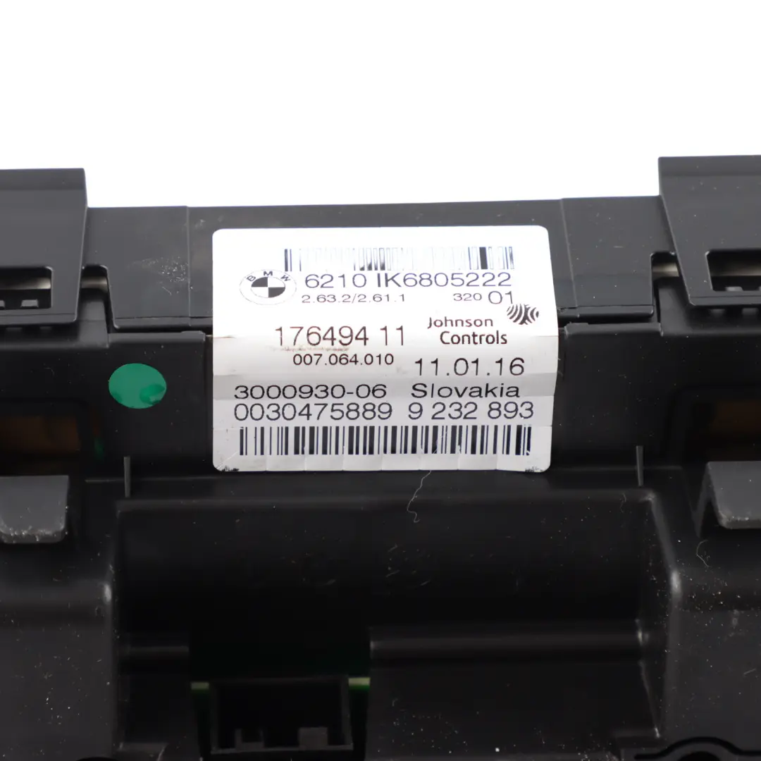 Instrument Cluster Sport Petrol Speedometer RPM Automatic 9371044 to BMW F30 F34 with Part number 6805222 BMW F30 F34 Instrument Cluster Sport Petrol Speedometer RPM Automatic 9371044 - SKU RHD-6805222 - Part number 6805222