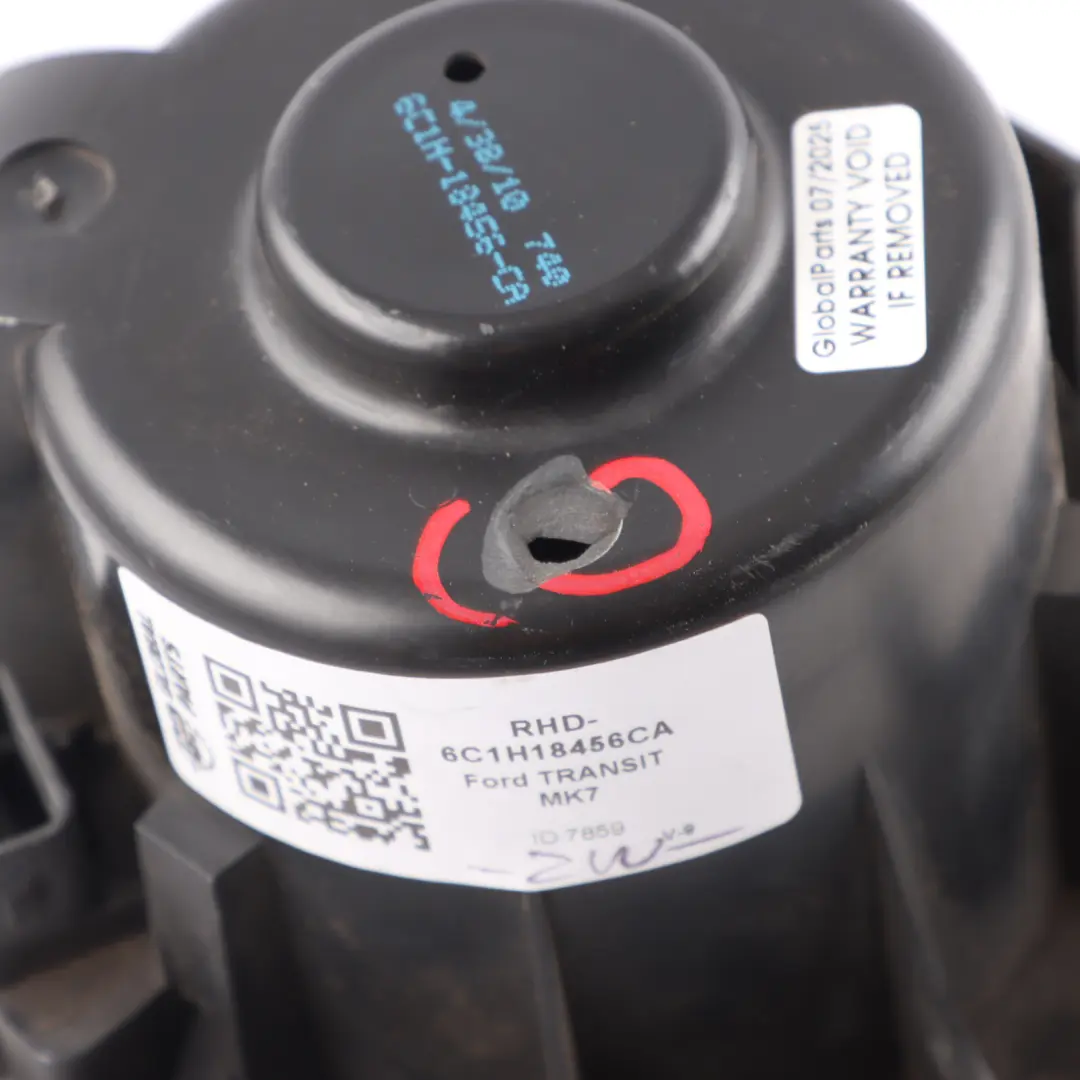 Ford Transit MK7 Heater Blower Motor Fan Unit - SKU RHD-6C1H18456CA - Part number 6C1H18456CA