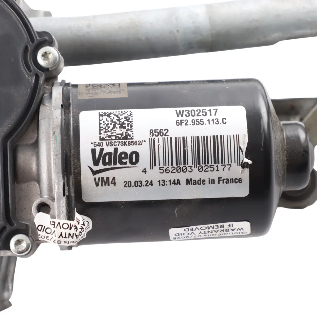 Windscreen Wiper Linkage Motor System 6F2955023R to Seat Ibiza Mk IV with Part number 6F2955113C Seat Ibiza Mk IV Windscreen Wiper Linkage Motor System 6F2955023R - SKU RHD-6F2955023R - Part number 6F2955113C