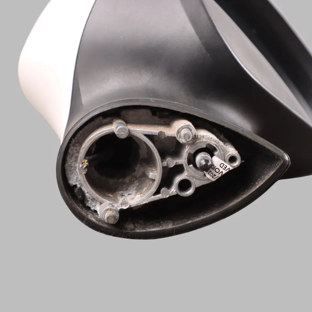 Seat Ibiza 6J Wing Mirror Right O/S Door Outside Candy White - B9A - SKU RHD-6J2857508H-CAN - Part number 6J2857508H