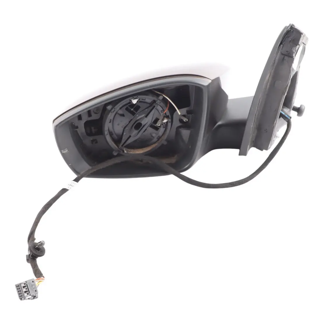 VW Polo 6R Wing Mirror Door Left N/S Side View Toffee Brown Metallic - H8Z