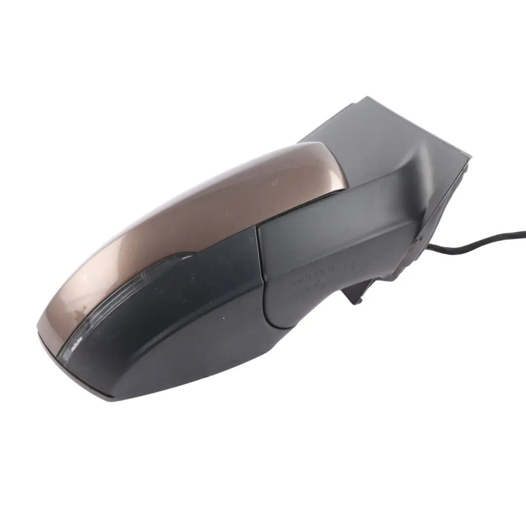 VW Polo 6R Door Wing Mirror Base Right O/S Electrical Toffee Brown Metallic H8Z - SKU RHD-6R2857508AB-TOF - Part number 6R2857508AB