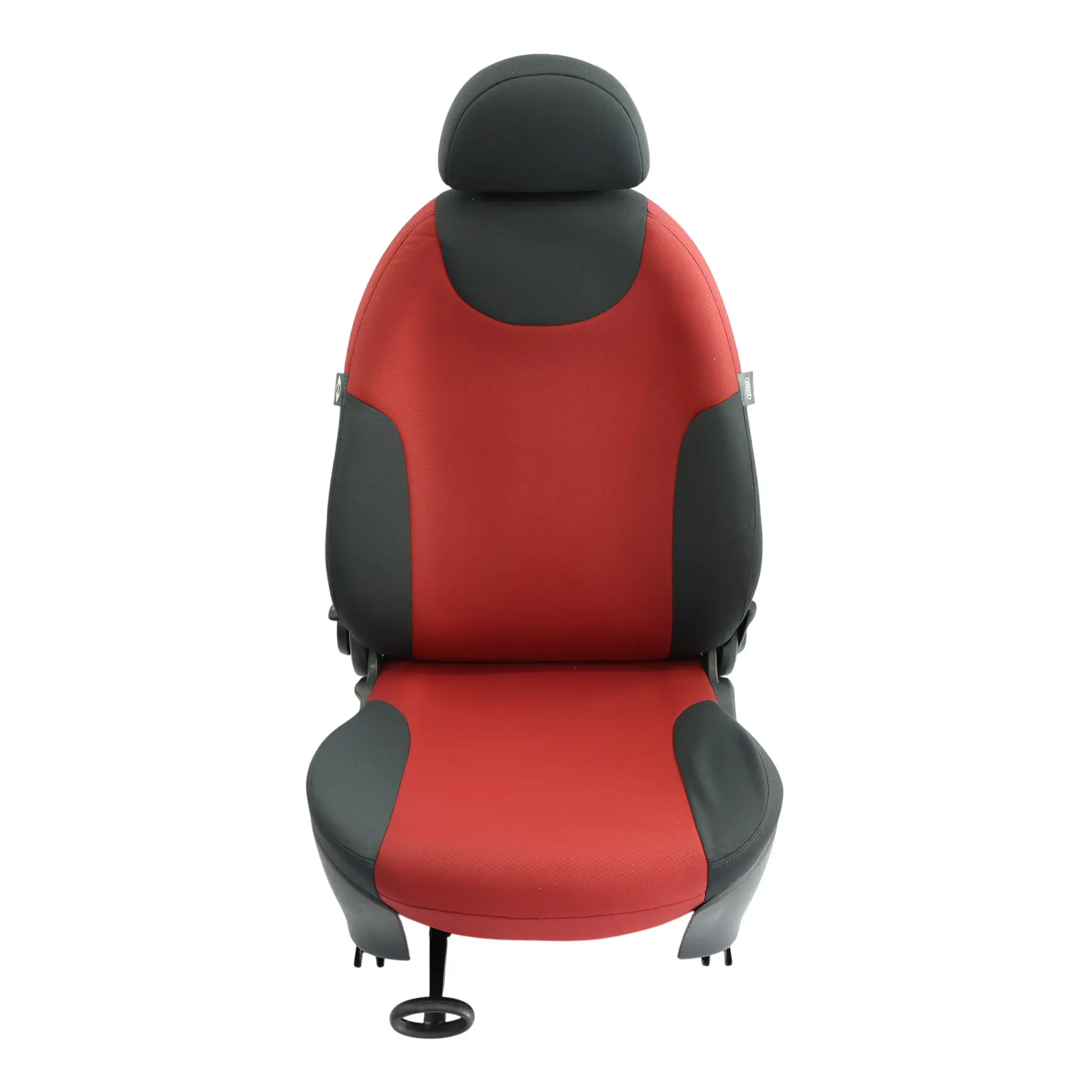 Mini Cooper R50 Front Seat Cloth Fabric Passenger Molette Tartan Red Left N/S