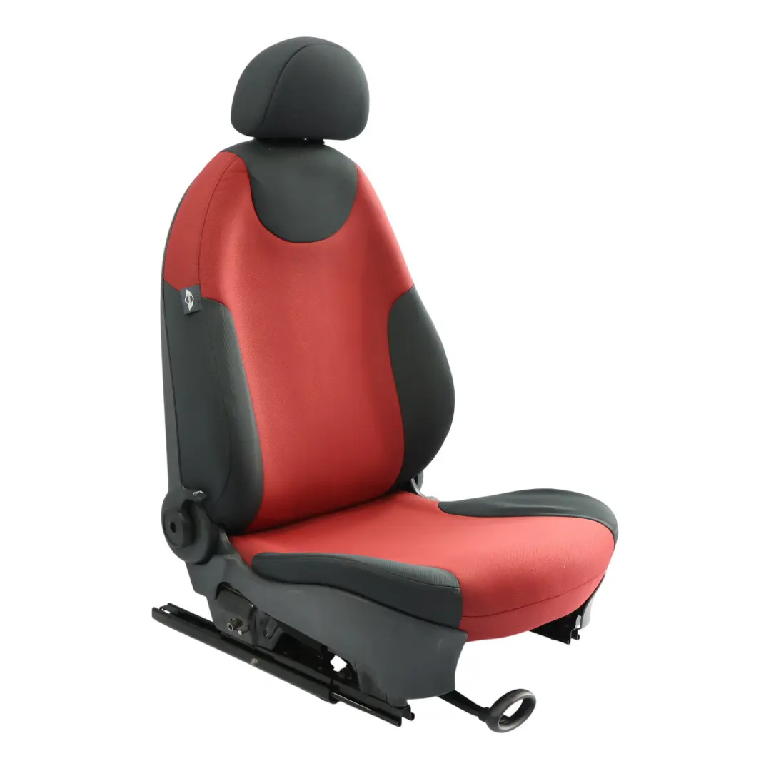 Mini Cooper R50 Front Seat Cloth Fabric Passenger Molette Tartan Red Left N/S - SKU rhd-7136291 - Part number 7136291