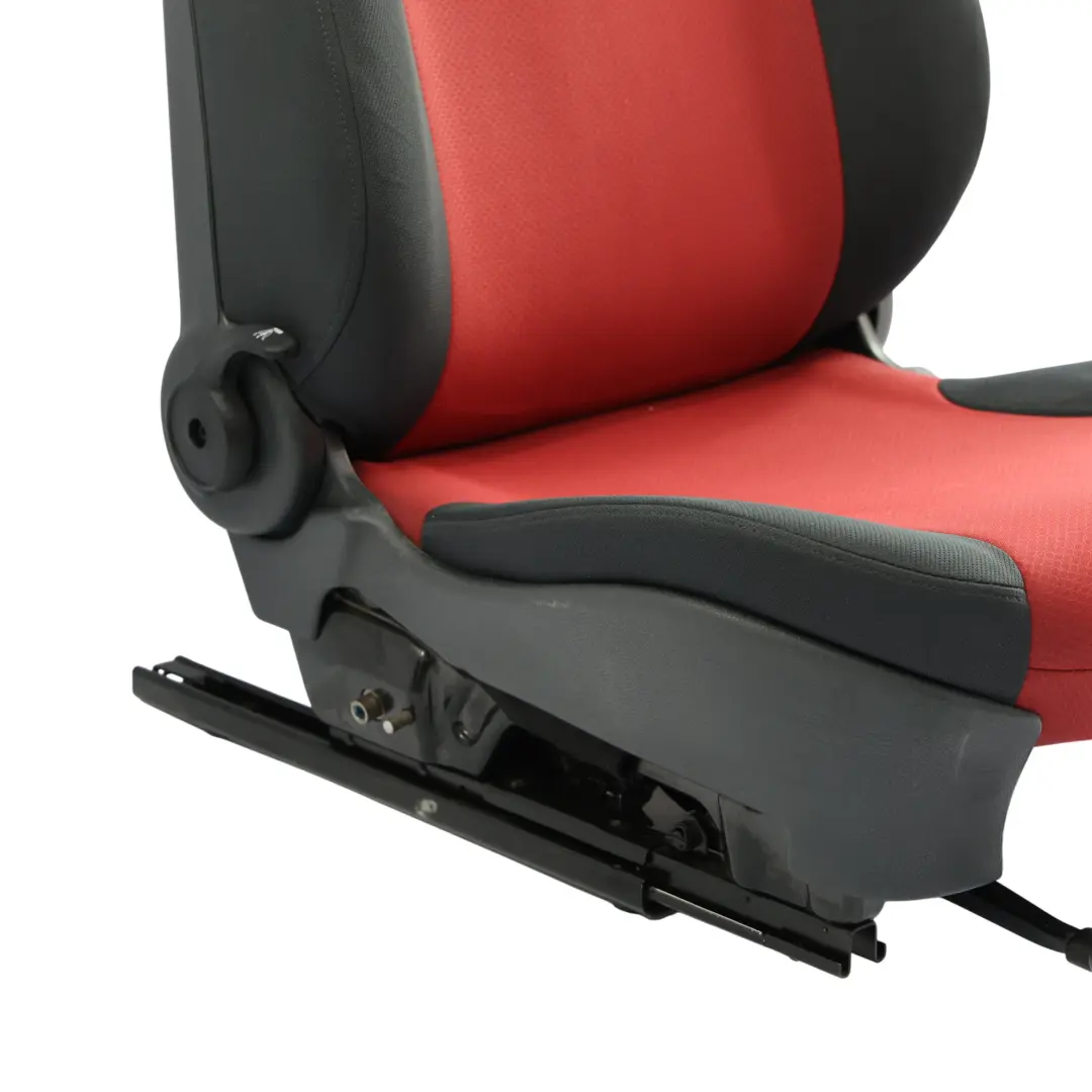 Mini Cooper R50 Front Seat Cloth Fabric Passenger Molette Tartan Red Left N/S - SKU rhd-7136291 - Part number 7136291