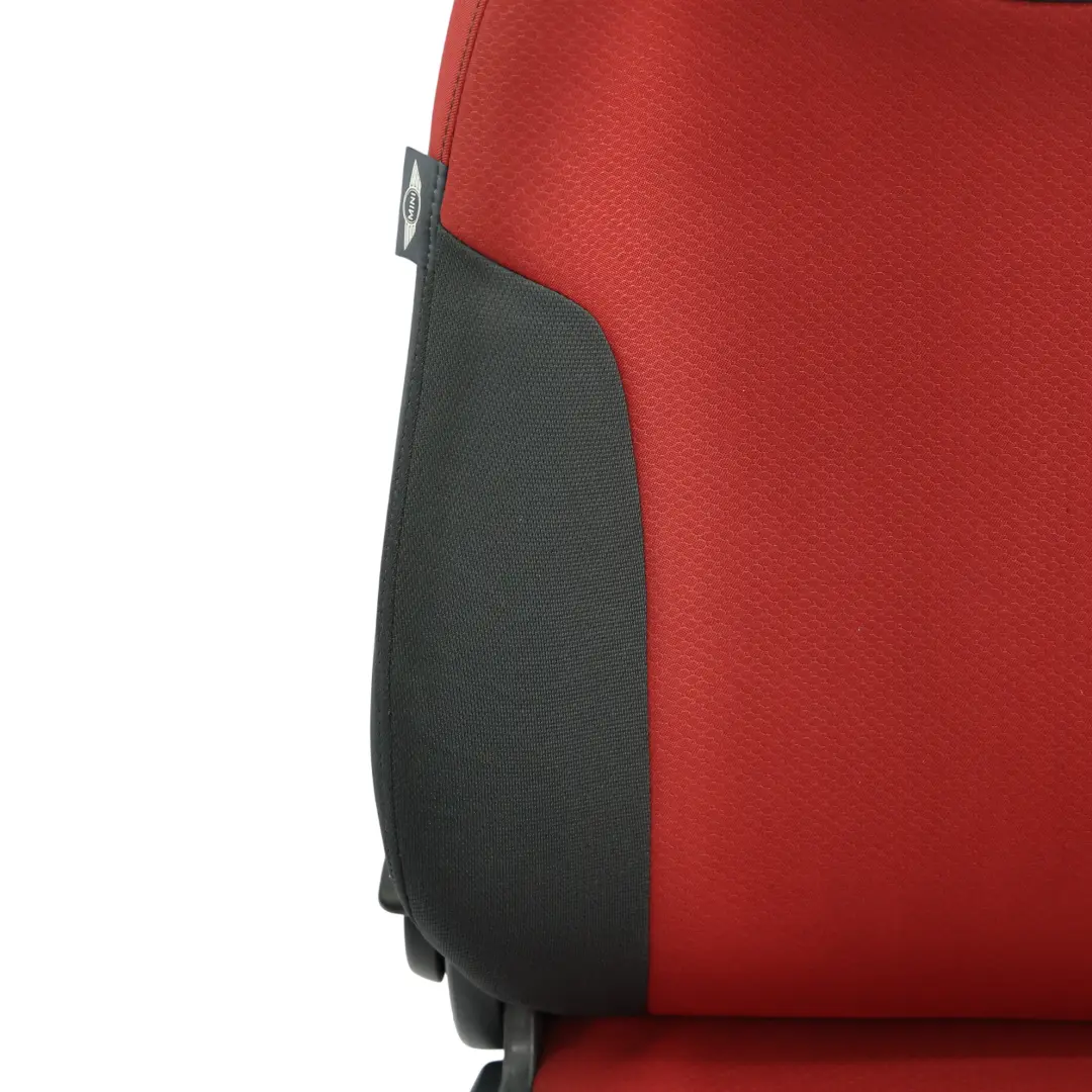 Mini Cooper R50 Front Seat Cloth Fabric Passenger Molette Tartan Red Left N/S - SKU rhd-7136291 - Part number 7136291