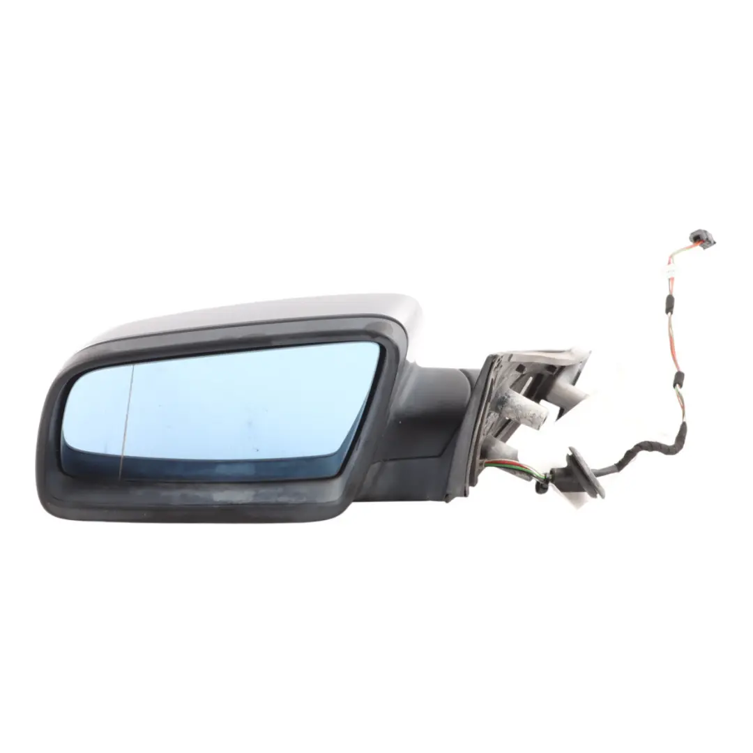 BMW 5 Series E60 E61 Heated Left Wing Mirror N/S Silbergrau Silver Grey - SKU RHD-7189487-SBG - Part number 7189487