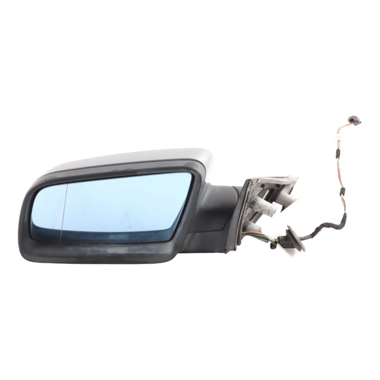 BMW 5 Series E60 E61 Heated Left Wing Mirror N/S Silbergrau Silver Grey