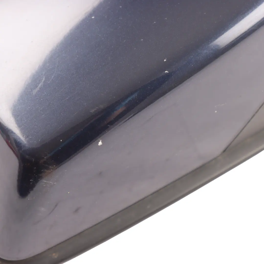 BMW E60 E61 Auto Dip Right Wing Mirror O/S Orientblau Metallic - 317 - SKU RHD-7189522-OB - Part number 7189522