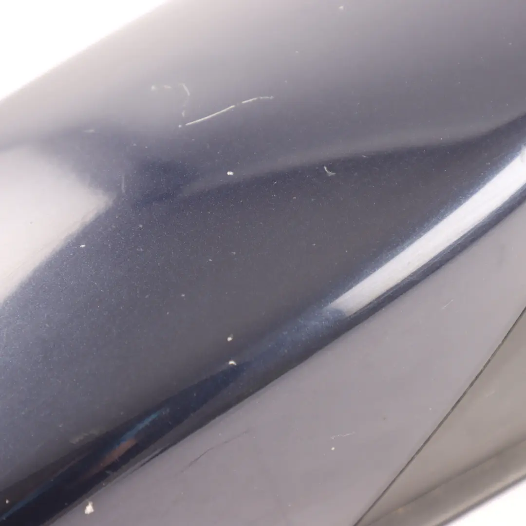 BMW E60 E61 Auto Dip Right Wing Mirror O/S Orientblau Metallic - 317 - SKU RHD-7189522-OB - Part number 7189522
