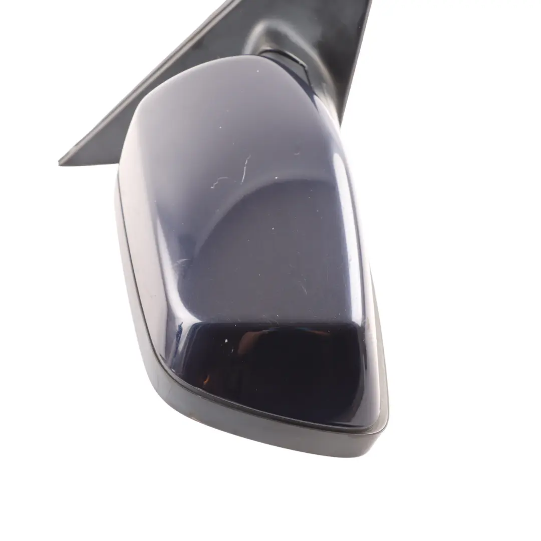BMW E60 E61 Auto Dip Right Wing Mirror O/S Orientblau Metallic - 317 - SKU RHD-7189522-OB - Part number 7189522