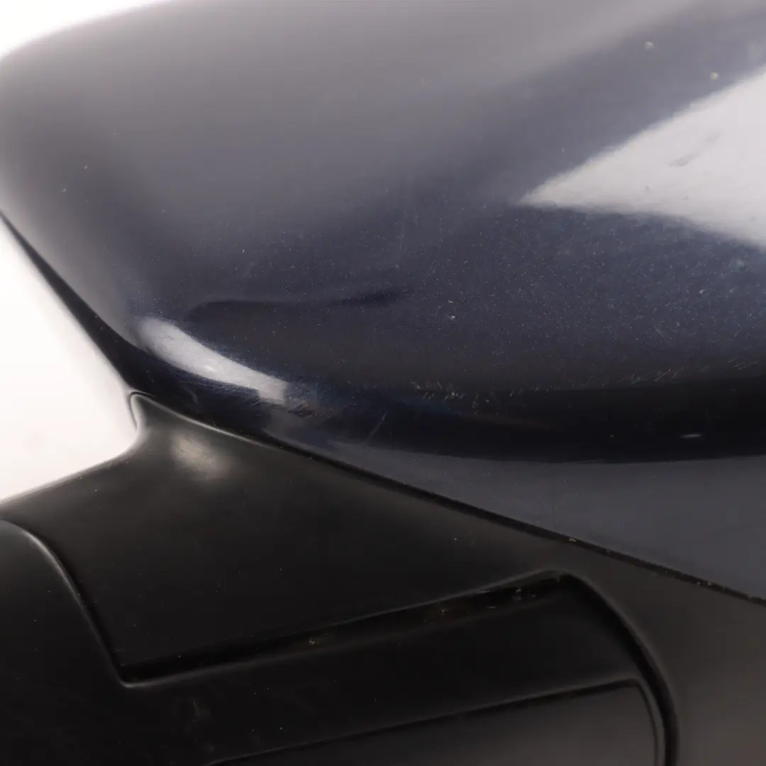 BMW E60 E61 Door Wing Mirror Heated Auto Dip Left N/S Orientblau Metallic - 317 - SKU RHD-7189523-OB - Part number 7189523
