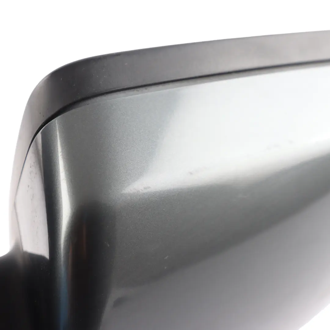 BMW E60 E61 LCI Door Wing Mirror Heated Left N/S Outside Titangrau II - A08 - SKU RHD-7189571-TGR - Part number 7189571