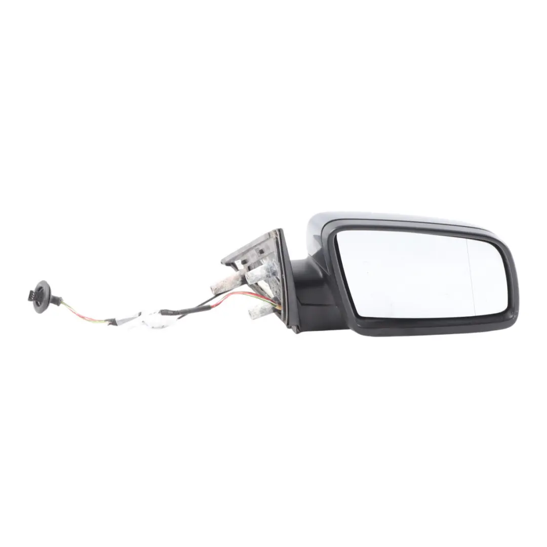 BMW E60 E61 LCI Wing Mirror Heated Door Right O/S Titangrau II Metallic - A36 - SKU RHD-7189572-TGR - Part number 7189572