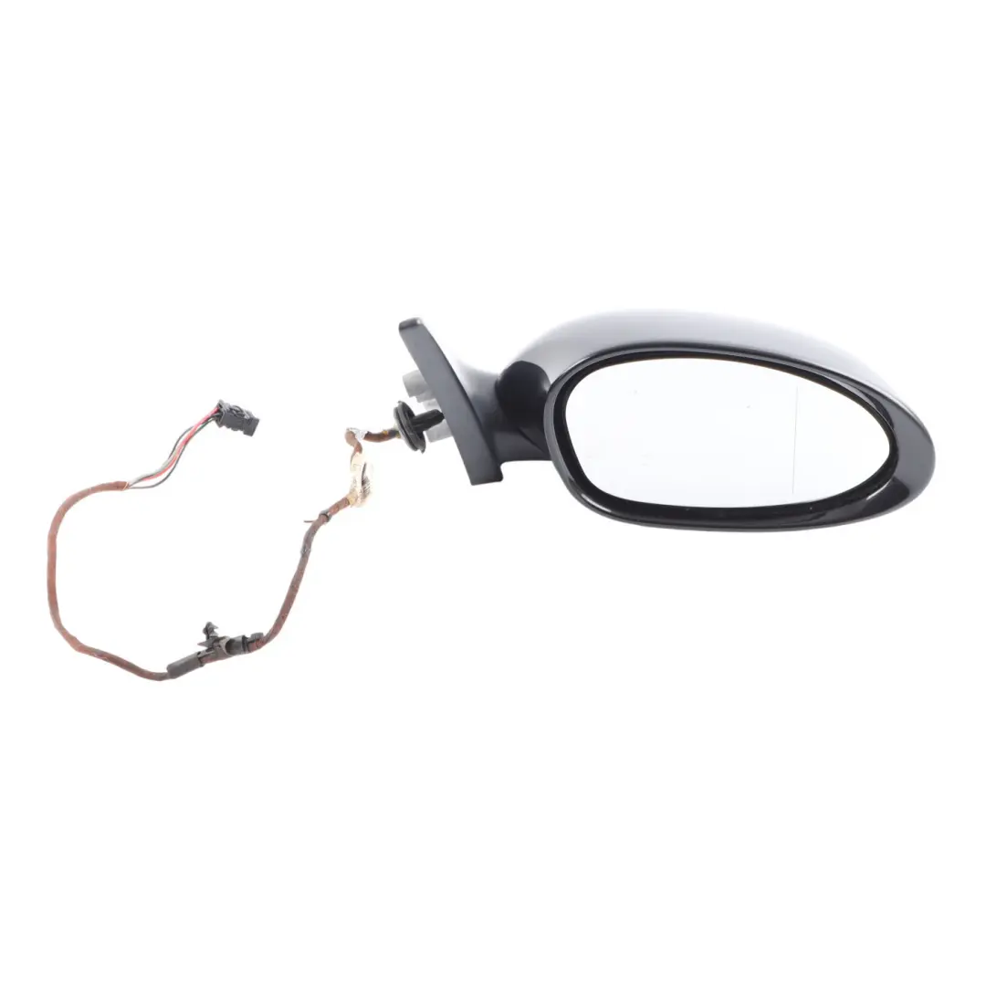 BMW Z4 E85 Wing Mirror Side View Heated Right O/S Black Sapphire Metallic 475 - SKU RHD-7189706-BS1 - Part number 7189706
