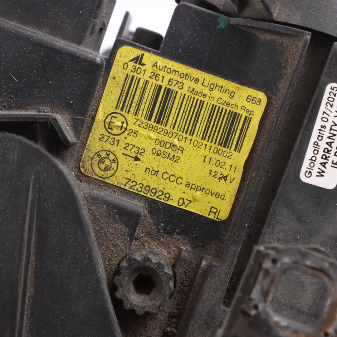 Headlight Headlamp Front Lamp Left N/S 7239929 to BMW E92 E93 LCI Xenon with Part number 7273205 BMW E92 E93 LCI Xenon Headlight Headlamp Front Lamp Left N/S 7239929 - SKU rhd-7239929-1 - Part number 7273205