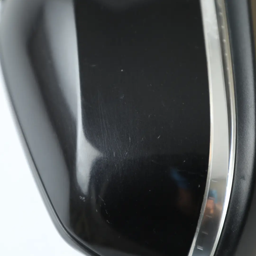 BMW F20 F20N LCI Heated Right Wing Mirror O/S Black Sapphire 475 - SKU RHD-7242704-BS - Part number 7242704