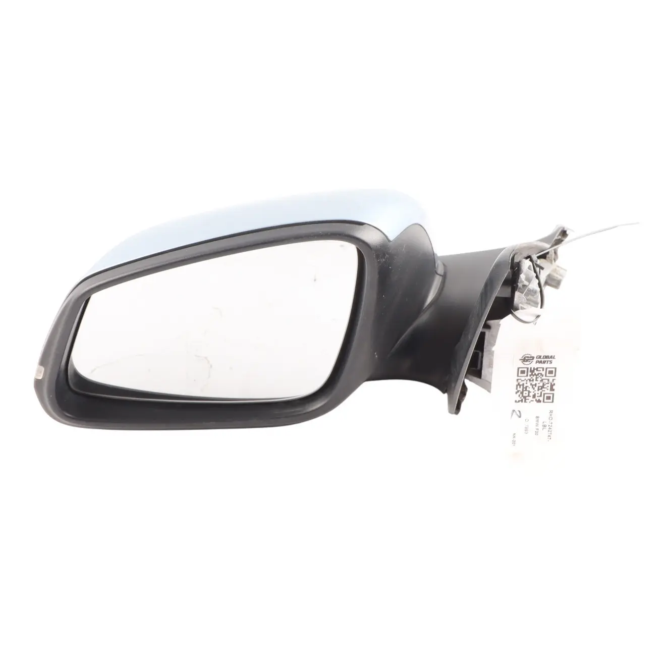 BMW F20 Wing Mirror Heated Auto Dip Door Left N/S Liquid Blue Metallic - B40