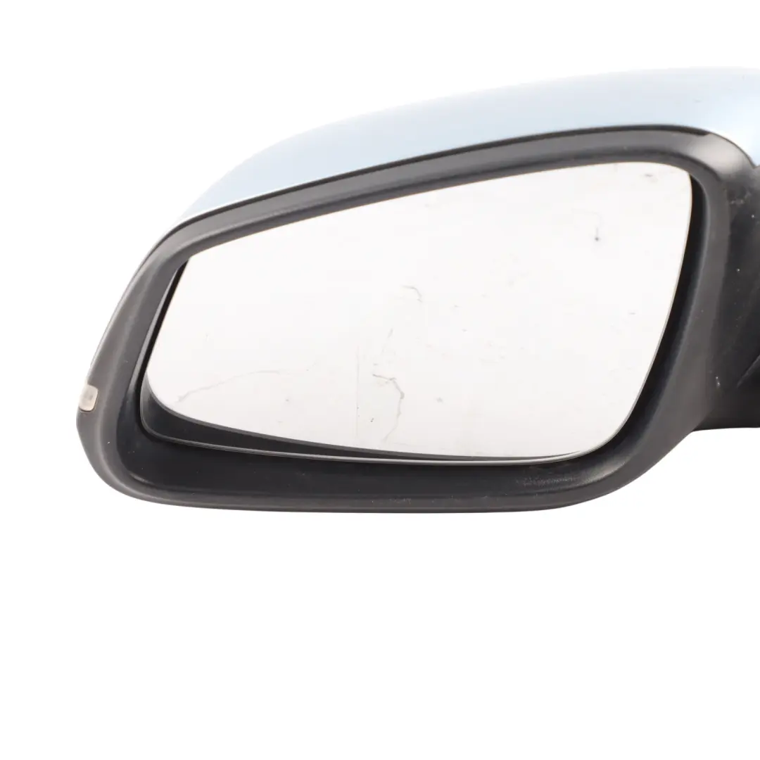 BMW F20 Wing Mirror Heated Auto Dip Door Left N/S Liquid Blue Metallic - B40 - SKU RHD-7242747-LBL - Part number 7242747