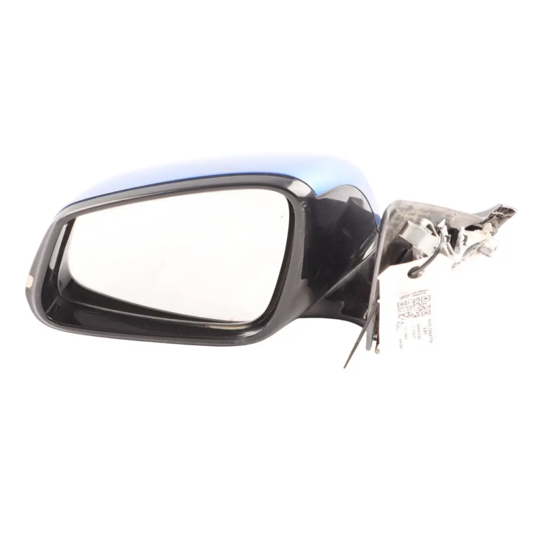 BMW F20 Wing Mirror Heated Left N/S High Gloss Estoril Blau Blue - B45 - SKU RHD-7242779-EB1 - Part number 7242779
