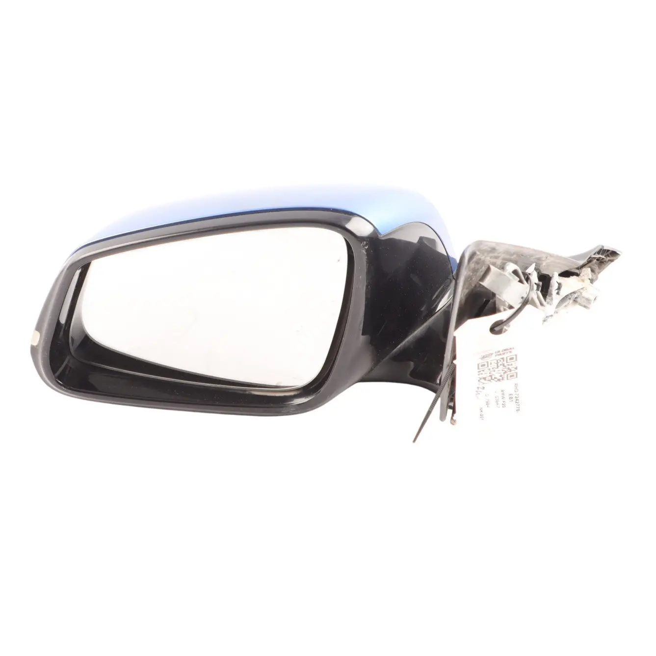 BMW F20 Wing Mirror Heated Left N/S High Gloss Estoril Blau Blue - B45