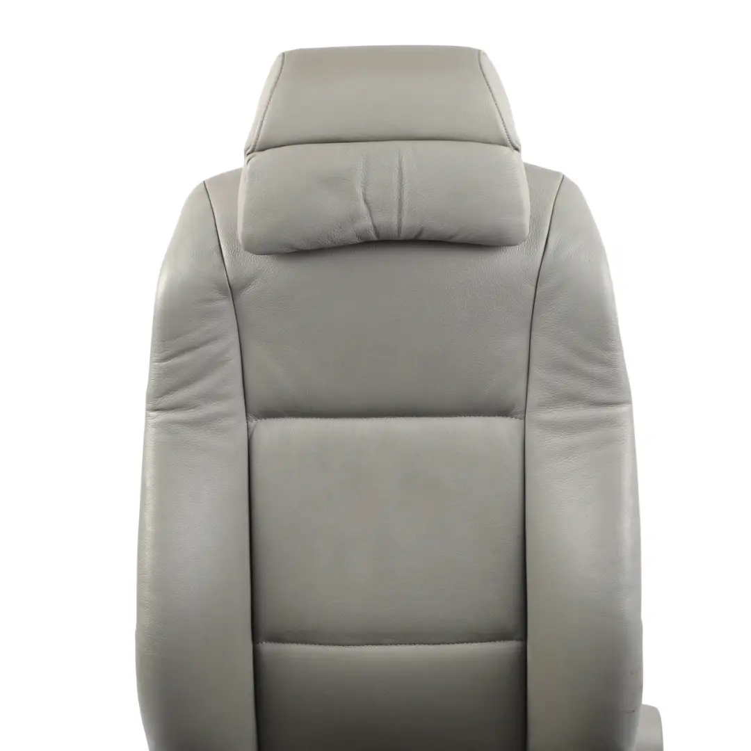 BMW E60 E61 Front Seat Comfort Heated Memory Left N/S Leather Dakota Grey - SKU RHD-7249400-1 - Part number 7249400