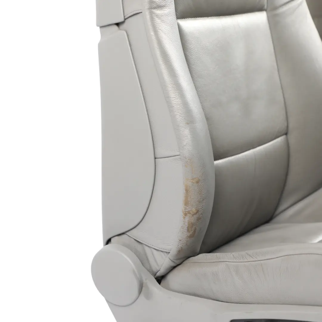 BMW E60 E61 Front Seat Comfort Heated Memory Right O/S Leather Dakota Grey - SKU RHD-7249400-2 - Part number 7249400