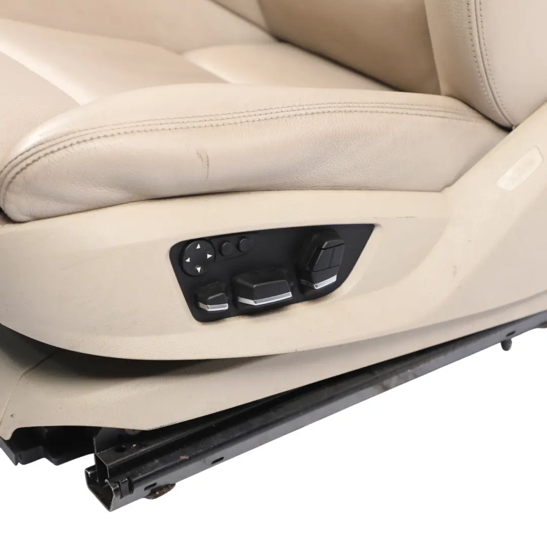 BMW F02 Front Seat Comfort Screen Memory Heated Right O/S Leather Dakota Oyster - SKU RHD-7255061-3 - Part number 7255061