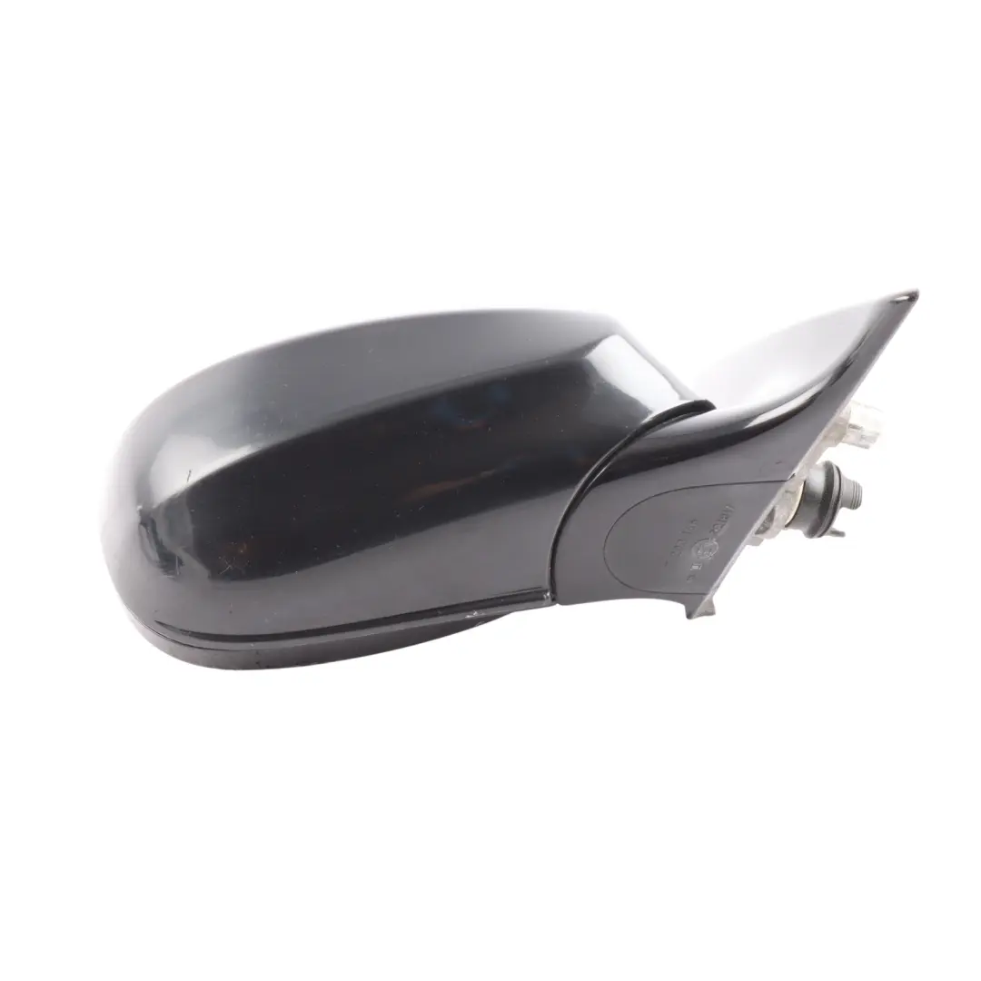BMW E92 E93 LCI Wing Mirror Heated M Sport Gloss Right O/S Black Sapphire - 475 - SKU RHD-7268214-BS - Part number 7268214