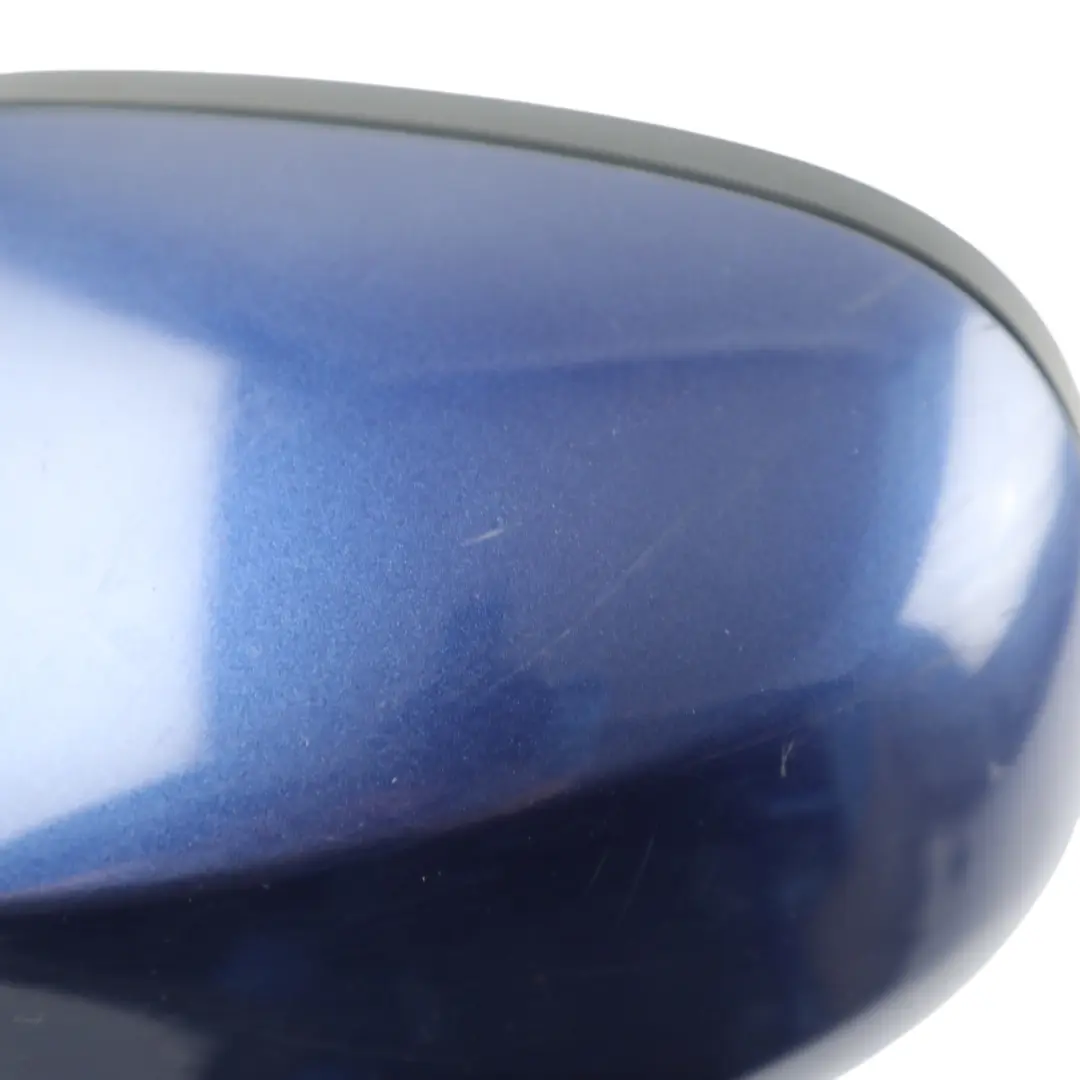 BMW E90 E91 LCI Heated Left Wing Mirror N/S Montegoblau Blue Metallic - A51 - SKU RHD-7268263-MTB - Part number 7268263