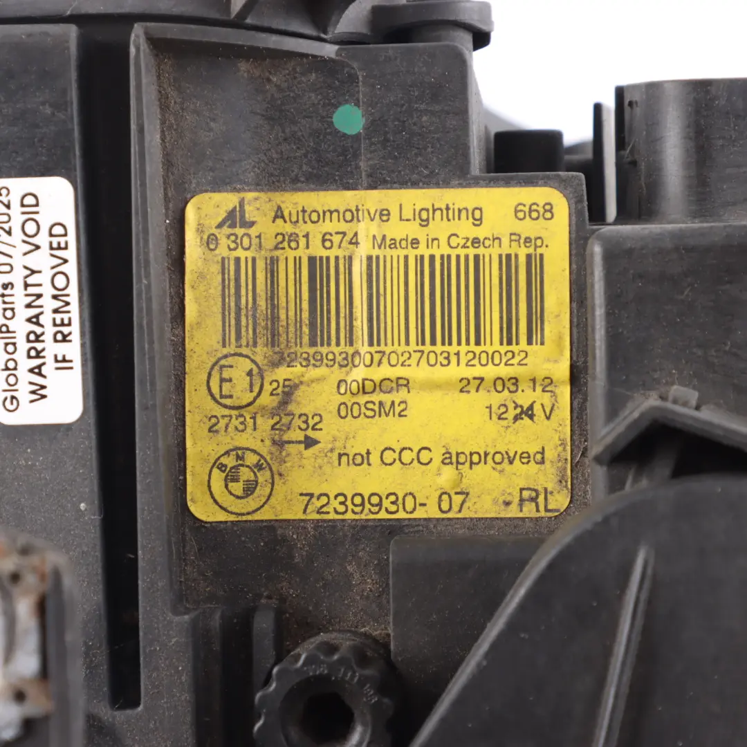 Bi-Xenon Headlight Headlamp Lamp Right O/S 7239930 to BMW E92 E93 LCI with Part number 7273206 BMW E92 E93 LCI Bi-Xenon Headlight Headlamp Lamp Right O/S 7239930 - SKU RHD-7273206-5 - Part number 7273206