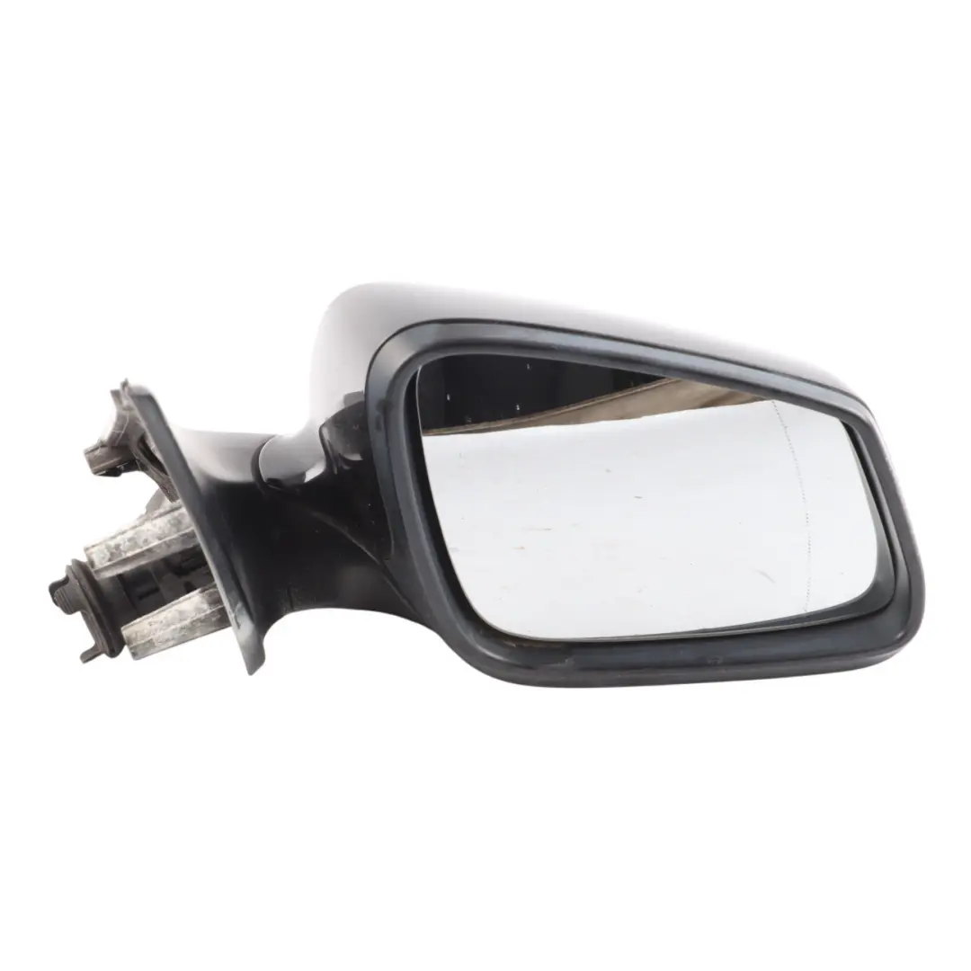 BMW F01 F02 Wing Mirror Heated Auto Dip Right O/S Black Sapphire - 475 - SKU RHD-7282130-BS - Part number 7282130