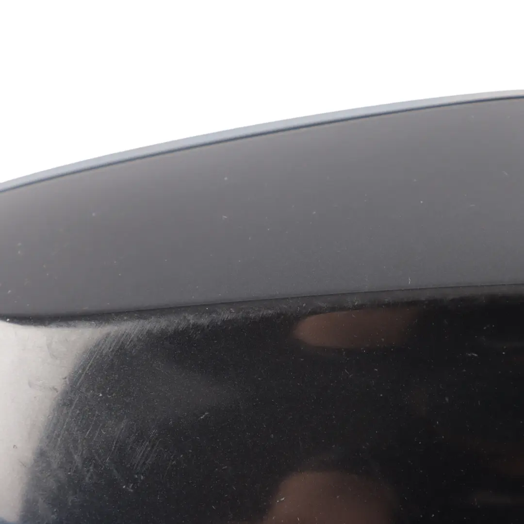 BMW F01 F02 Wing Mirror Heated Auto Dip Right O/S Black Sapphire - 475 - SKU RHD-7282130-BS - Part number 7282130
