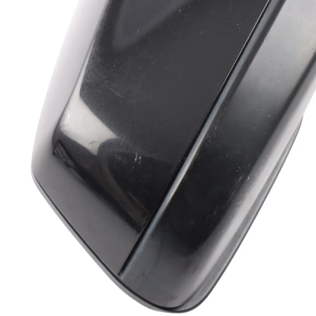 BMW F01 F02 Wing Mirror Heated Auto Dip Right O/S Black Sapphire - 475 - SKU RHD-7282130-BS - Part number 7282130