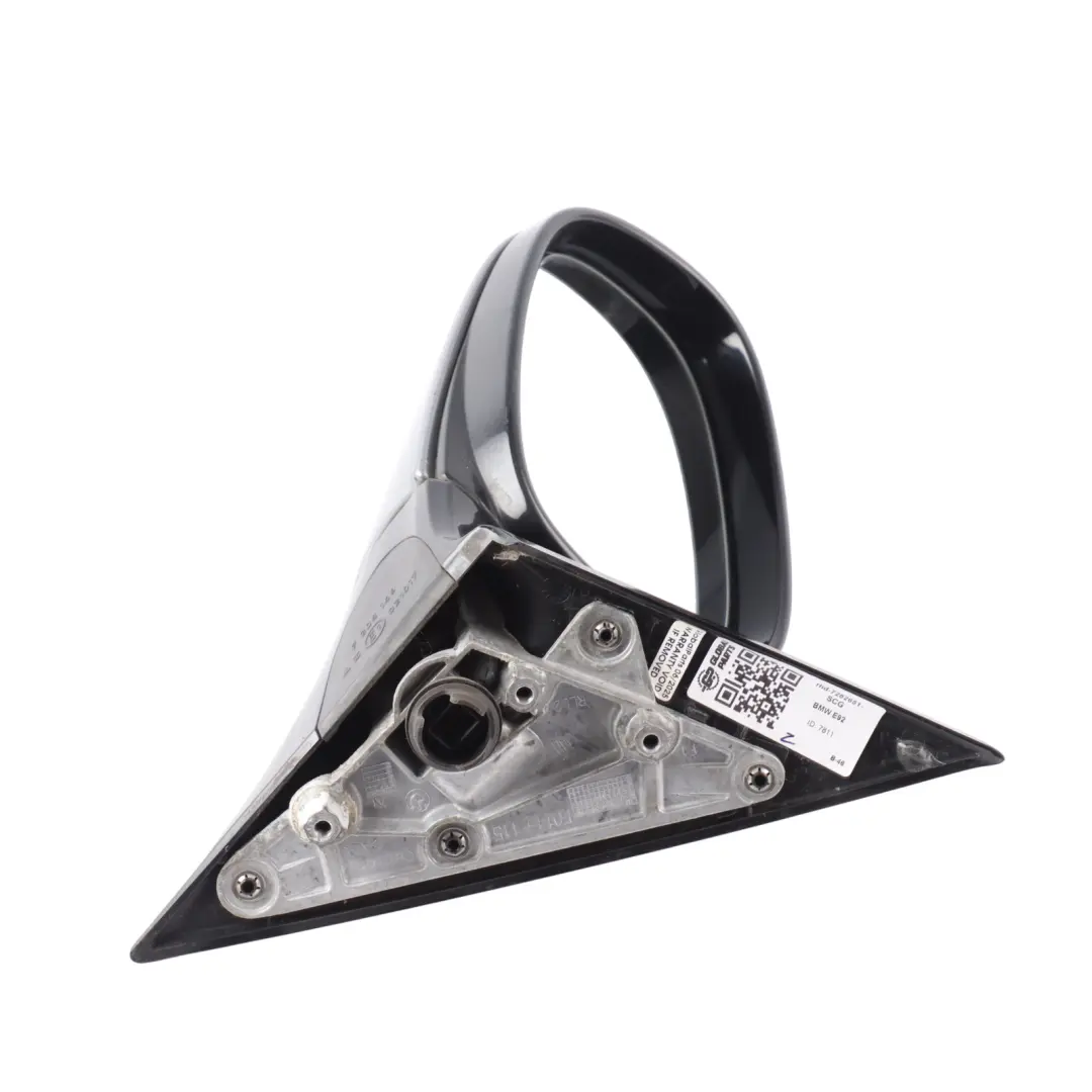  Wing Mirror BMW E92 E93 LCI Power Fold High Gloss Left N/S Space Grey - A52 - SKU rhd-7282651-SCG - Part number 7282651