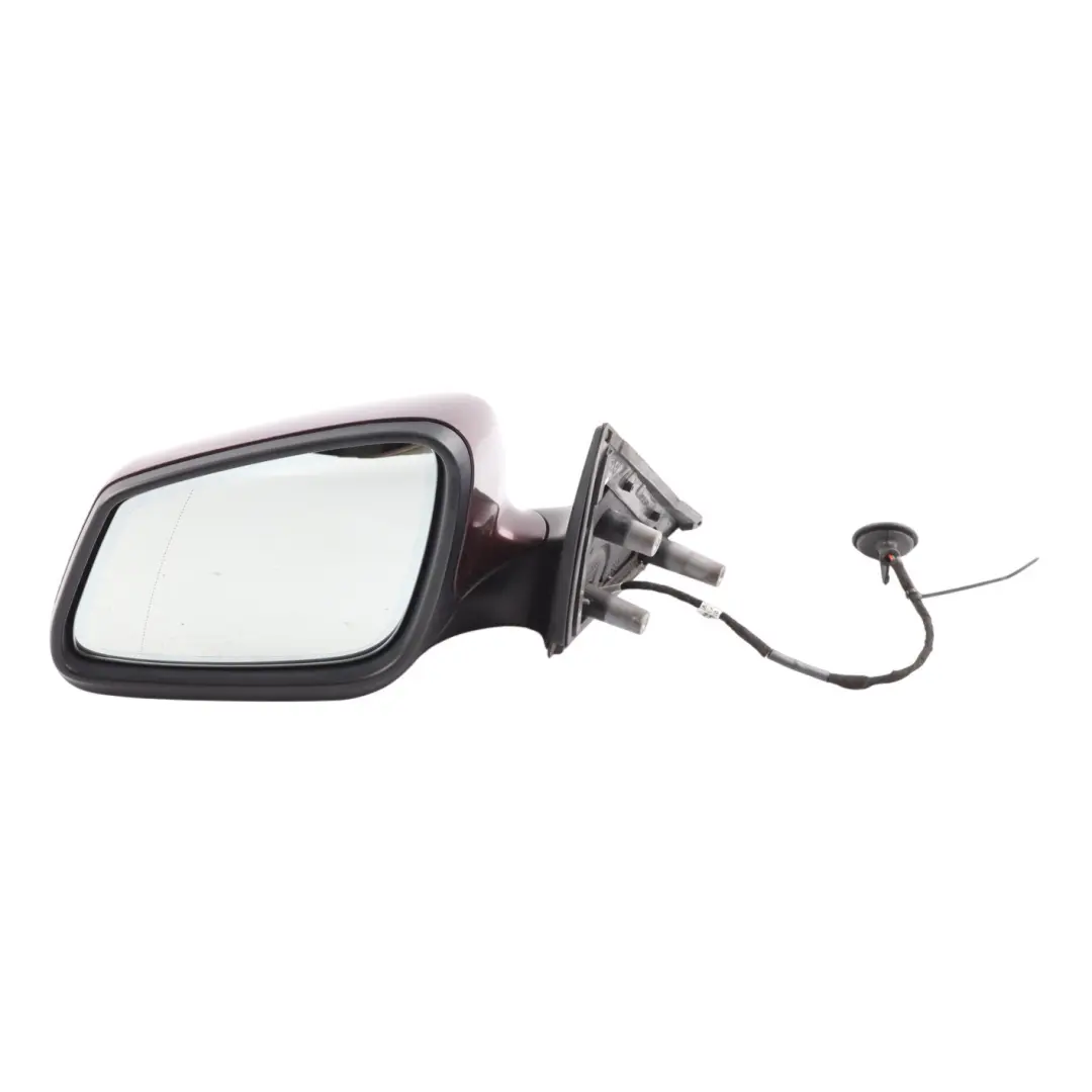 BMW E60 E61 LCI Door Wing Mirror Heated Auto Dip Left N/S Barbera Rot - A39 - SKU RHD-7283771-BAR - Part number 7283771