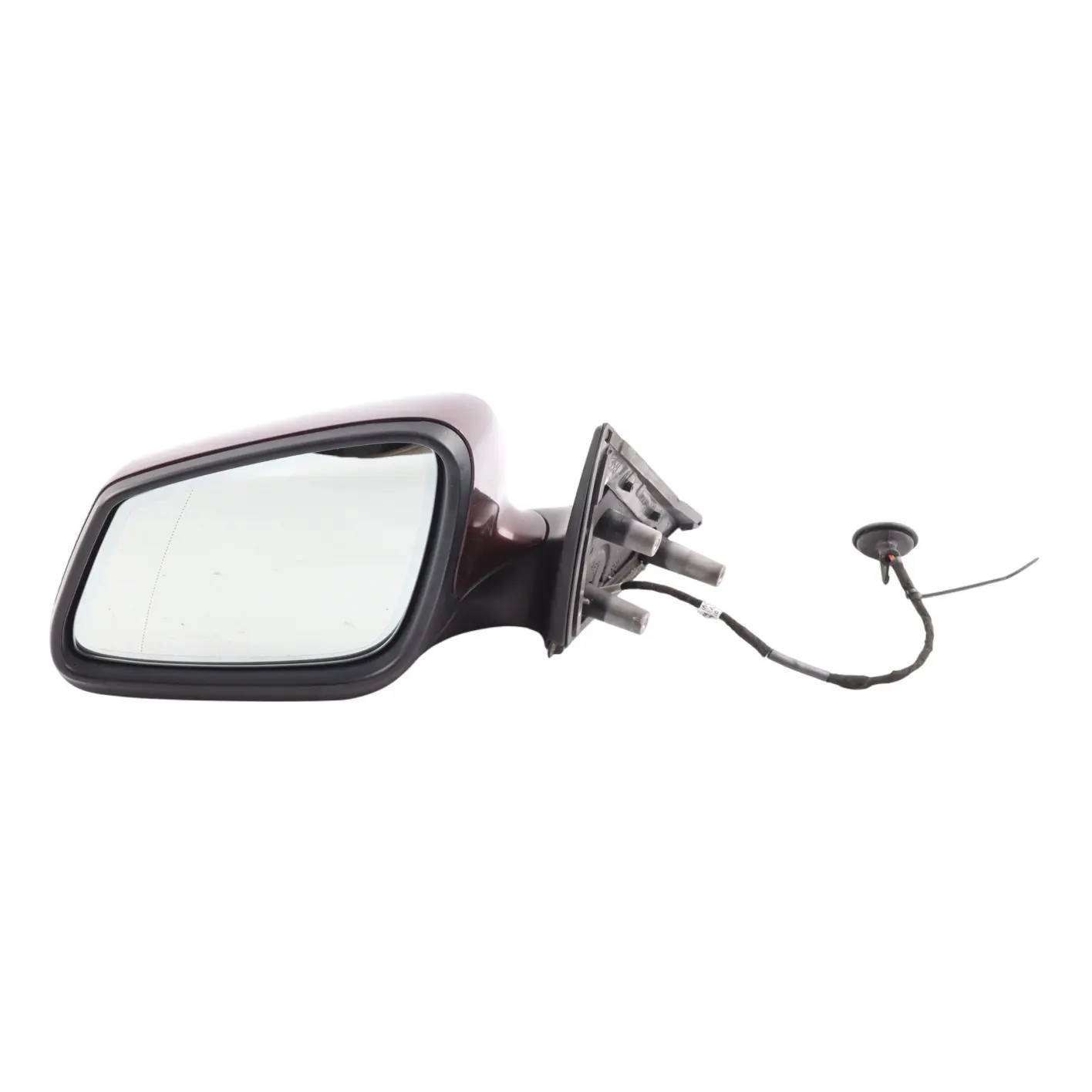 BMW E60 E61 LCI Door Wing Mirror Heated Auto Dip Left N/S Barbera Rot - A39