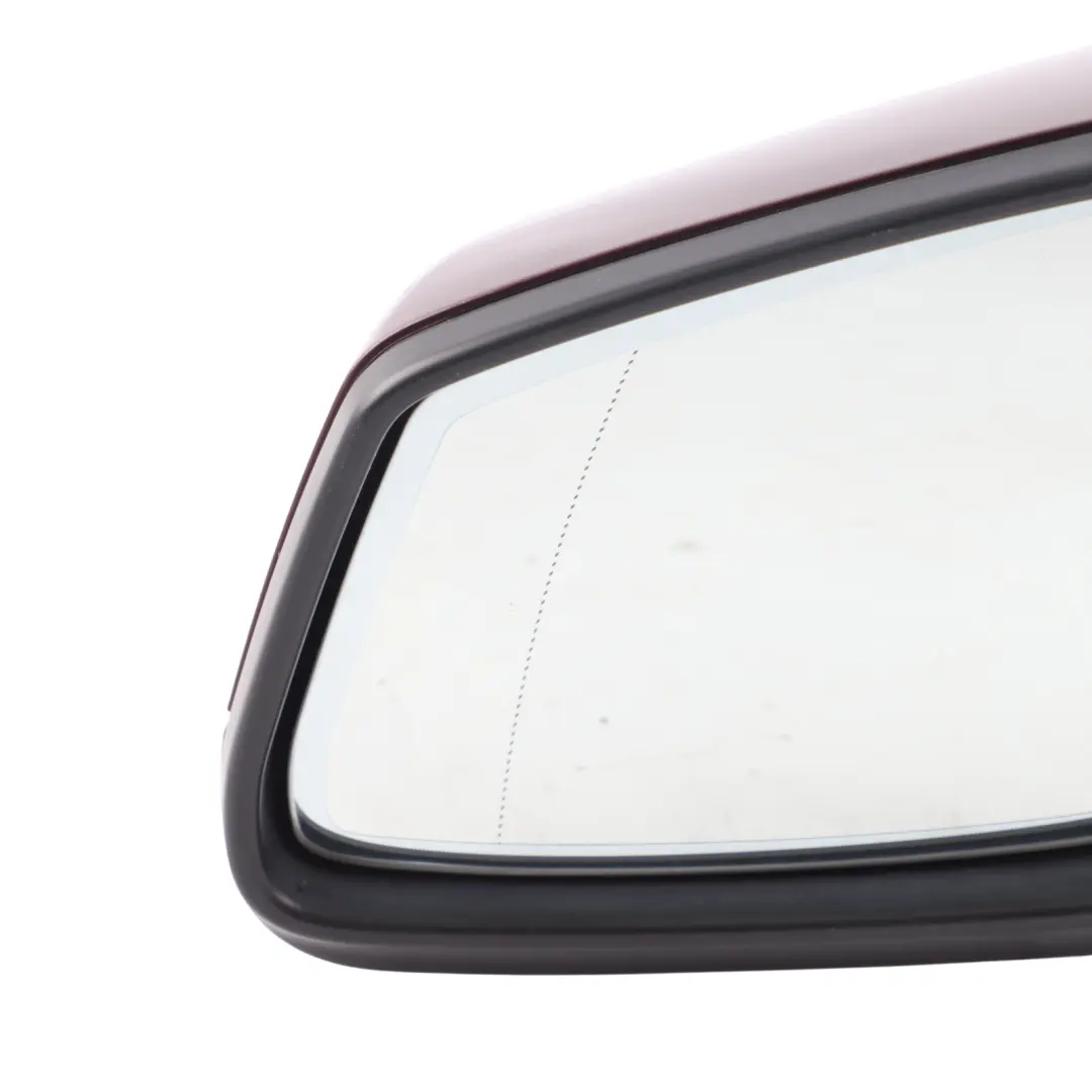 BMW E60 E61 LCI Door Wing Mirror Heated Auto Dip Left N/S Barbera Rot - A39 - SKU RHD-7283771-BAR - Part number 7283771