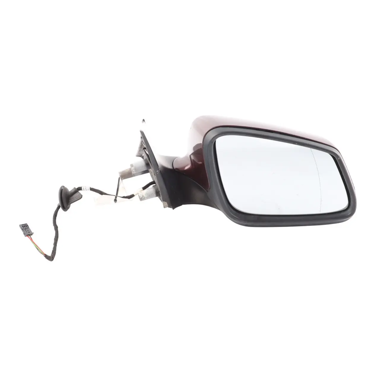 BMW E60 E61 LCI Door Wing Mirror Heated Auto Dip Right O/S Barberarot - A39