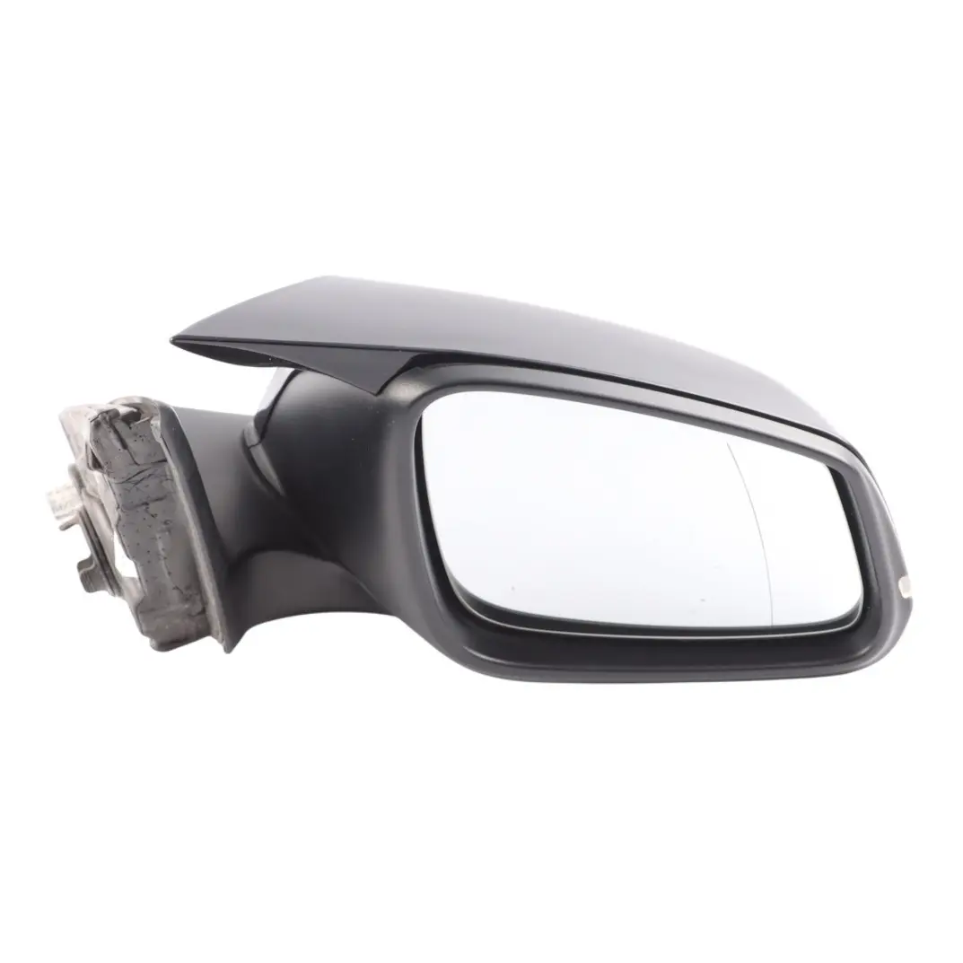 BMW F30 F31 Wing Mirror Heated Right O/S 6 Pins Black Sapphire Metallic - 475