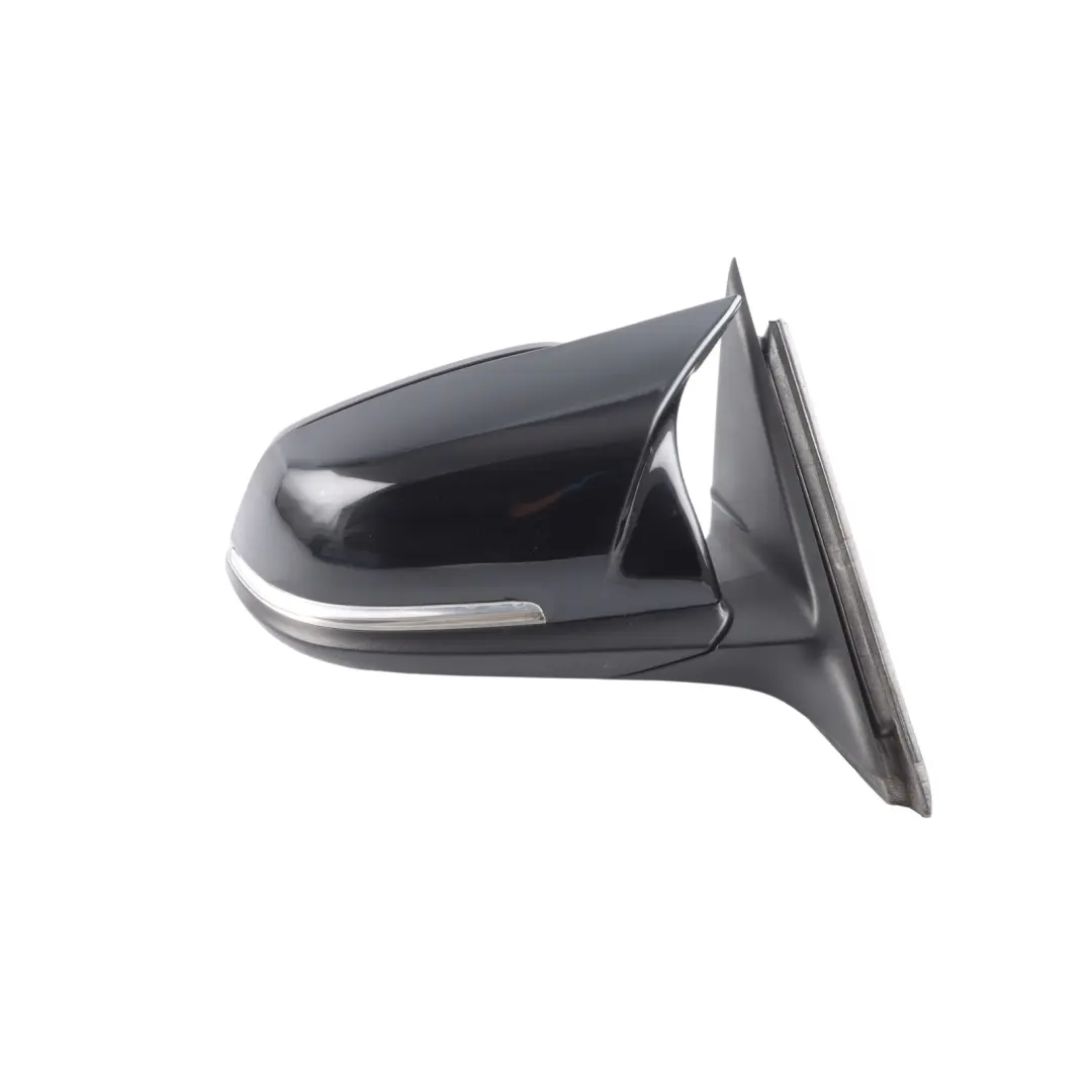 BMW F30 F31 Wing Mirror Heated Right O/S 6 Pins Black Sapphire Metallic - 475 - SKU RHD-7345656-BS1 - Part number 7345656