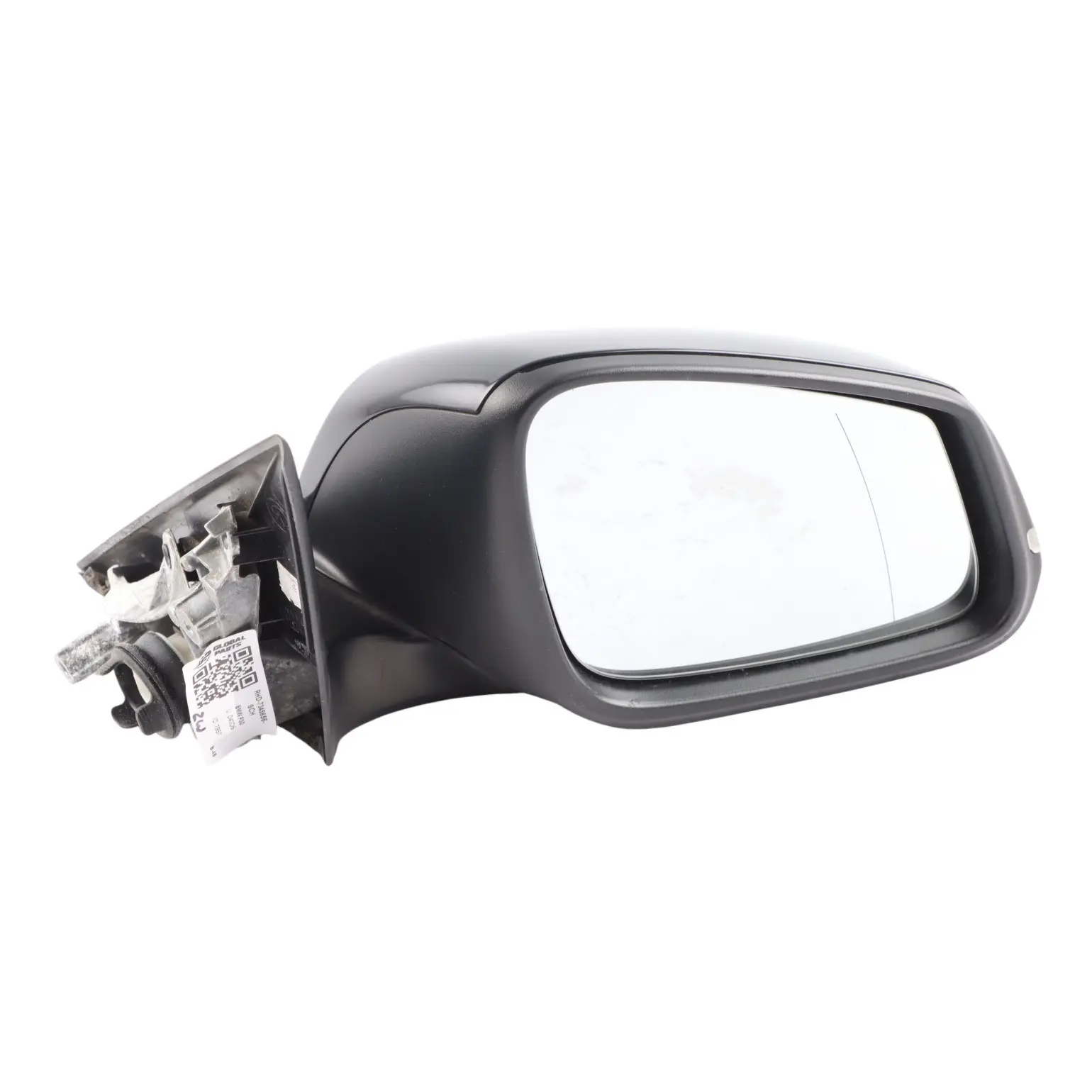 Wing Mirror BMW F30 F31 Heated Right O/S Outside Schwarz 2 Black 668
