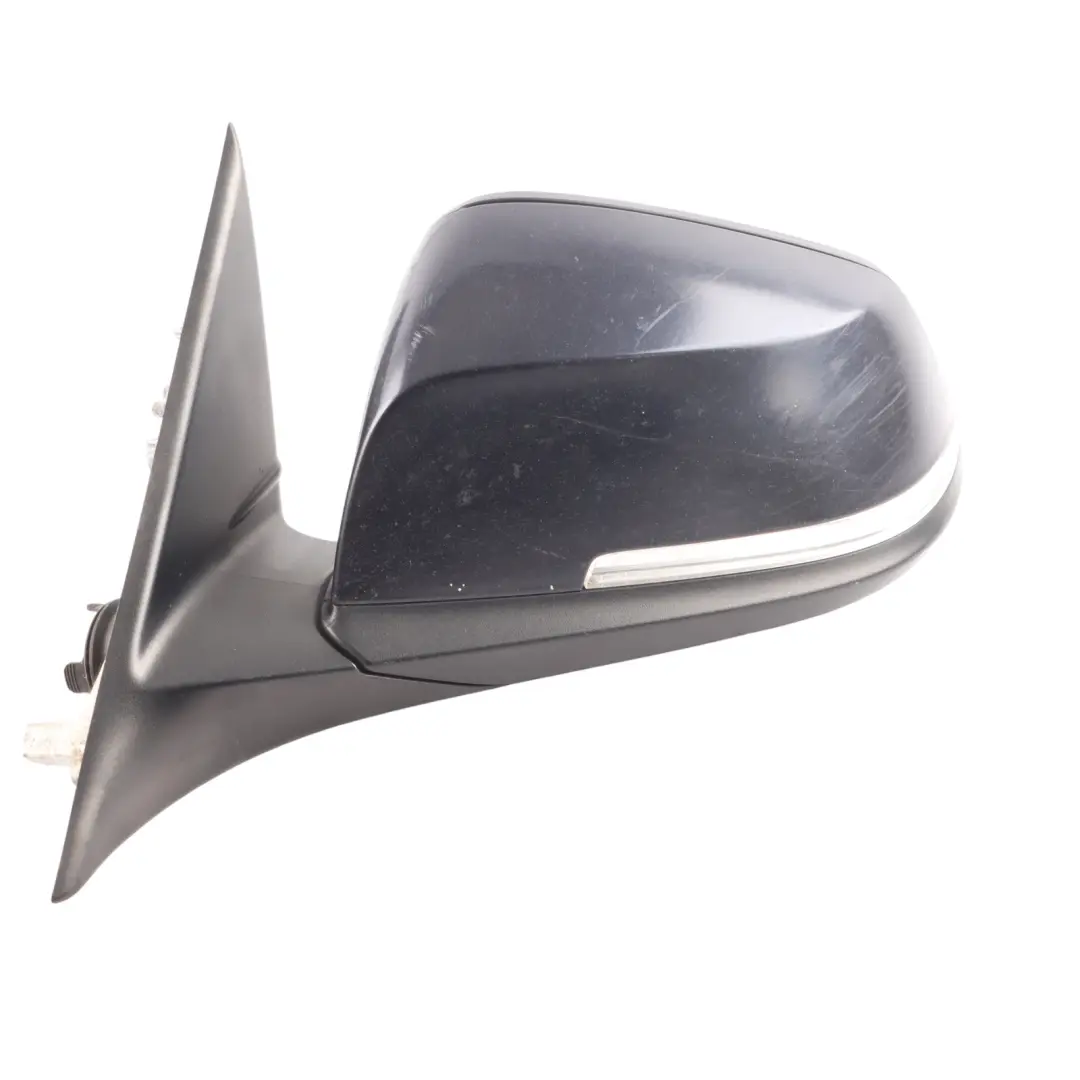 BMW F30 F31 Door Wing Mirror Auto Dip Power Fold Left N/S Imperial Blau Blue A89 - SKU RHD-7345675-IBB - Part number 7345675